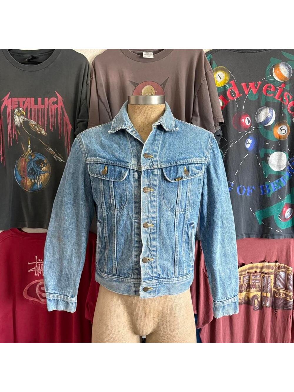 Vintage 1980s lee denim jacket